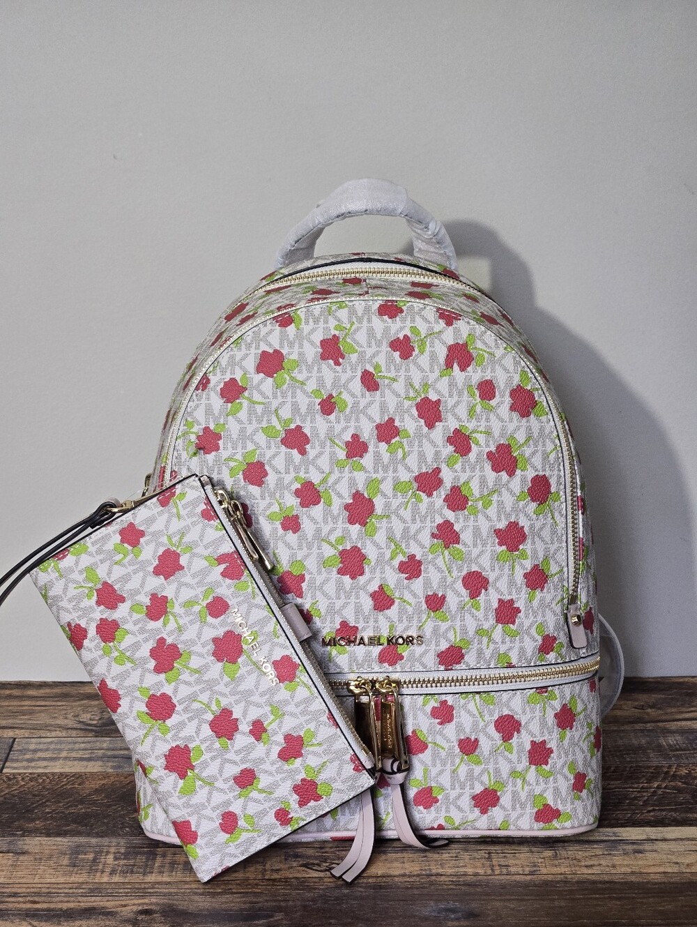 Michael Kors Rhea Backpack In Floral Print